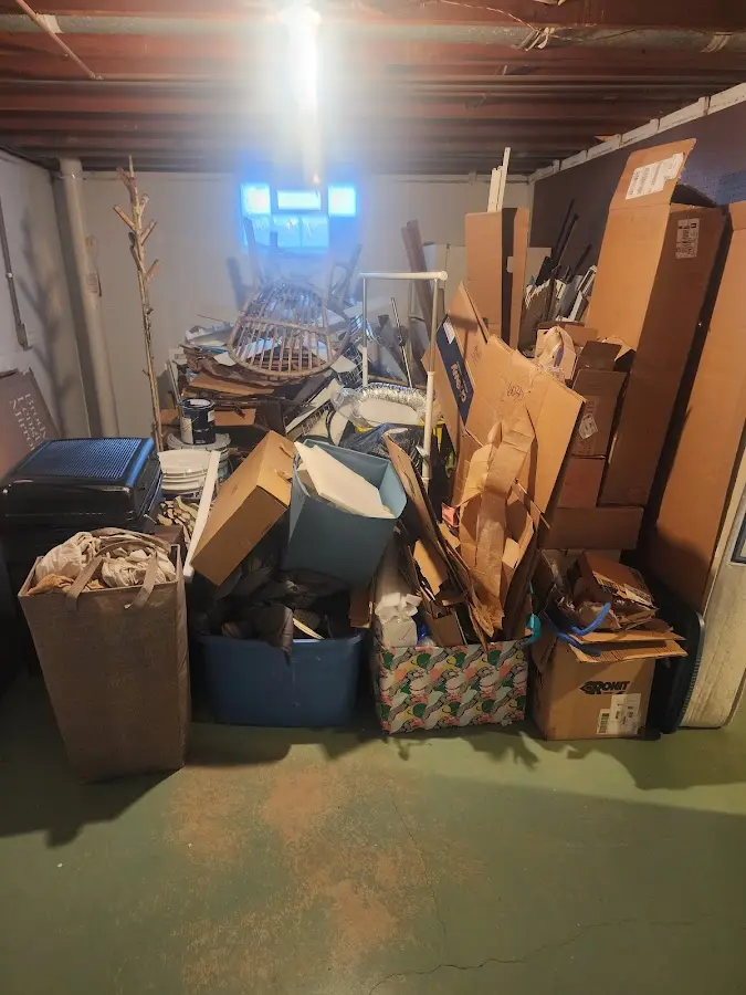 Roll-off dumpster container at job site for Construction Dumpster Rental in Henderson